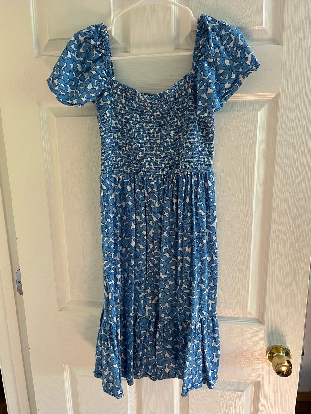 Gap Cotton Blend Midi Dress